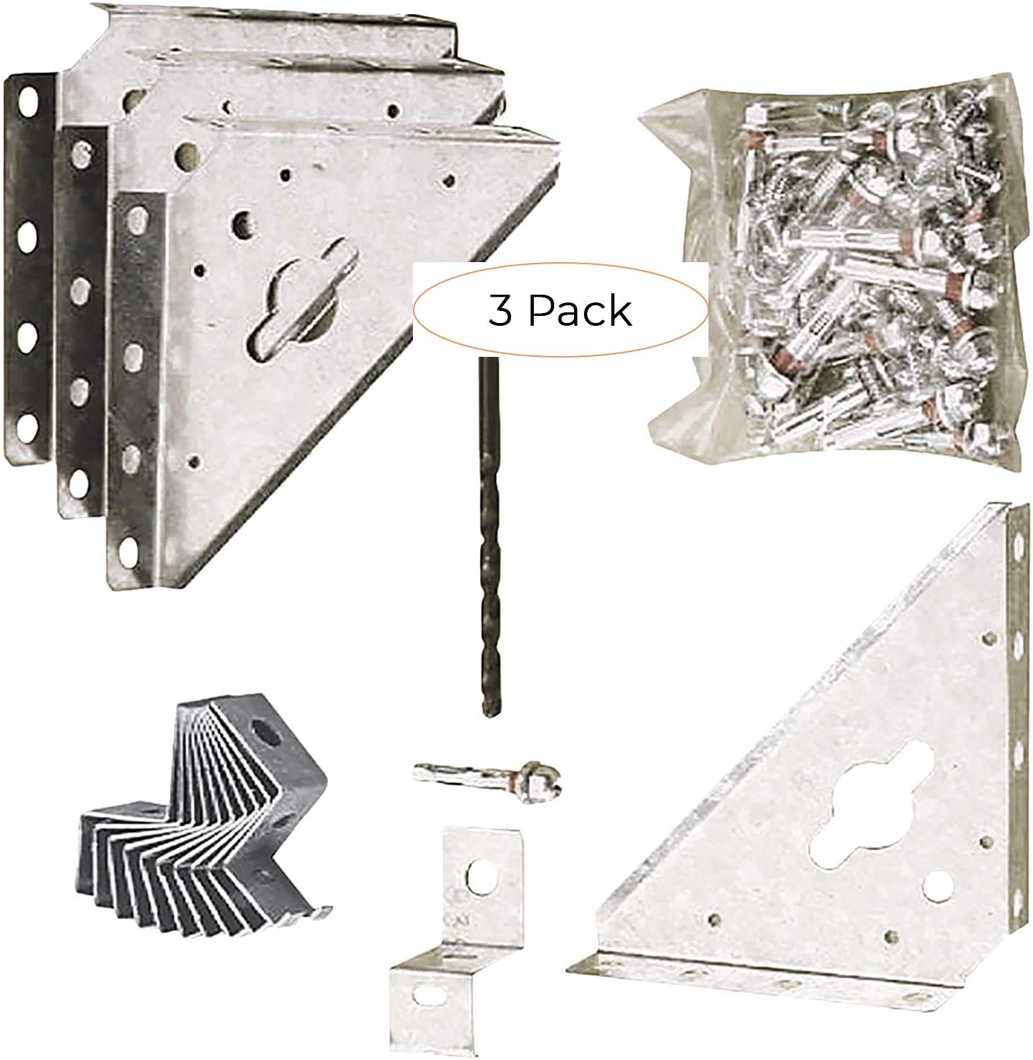 Amazon.com: Arrow Shed AK100 Concrete Anchor Kit (Three Расk