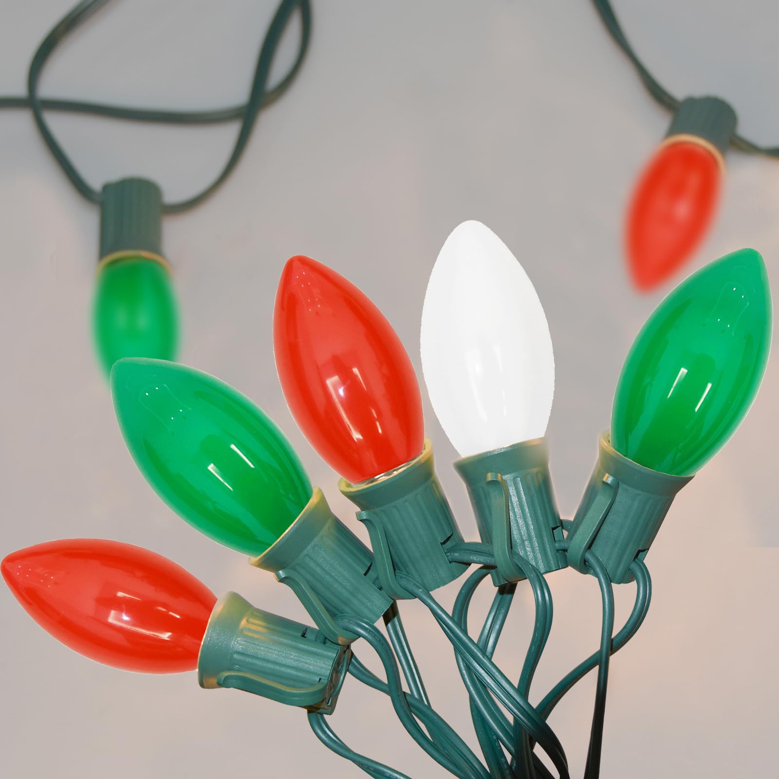 SUNSGNE C9 LED Outdoor Vintage Christmas
