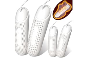 Baquler 2 Pairs Portable Shoe Dryer Electric Foot Boot Dryer Warmer with 3 Timer Modes Fireproof for Adults Shoes Sneaker Socks Ski Boots Drying