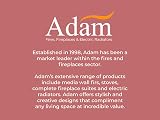 Adam Chester Fireplace Pure White Ripon Electric Stove Black 39 Inch view 8