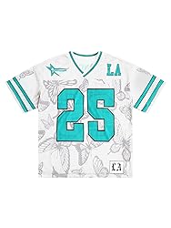 SOLY HUX Men's Summer Jersey Shirts Short Sleeve V