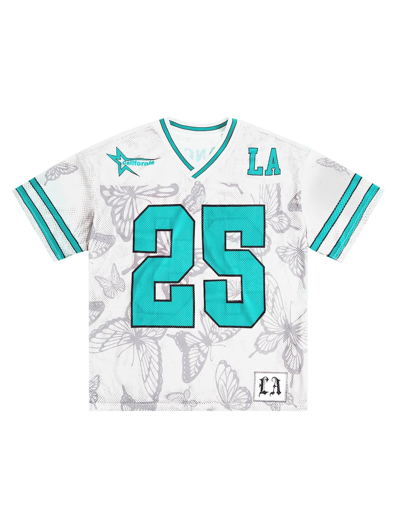 SOLY HUX Men's Summer Jersey Shirts Short Sleeve V