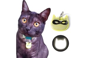 Kittyrama Reflective Cat Charm - Safety Tag. Lightweight, High Visibility, Waterproof. Fits All Collars.