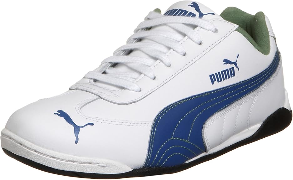 PUMA Light Flight L Junior Sneakers, Size 3.5, Color White/Olympian
