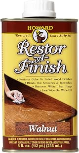 Howard Restor-A-Finish Walnut RF4008 236ml Restore Original Finish Wood
