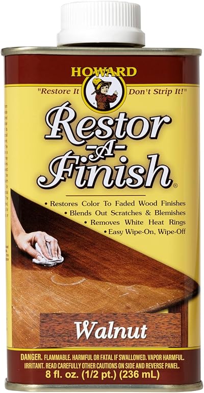 Howard Restor-A-Finish Walnut RF4008 236ml Restore Original Finish Wood