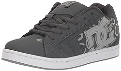 DC Men's Net Low Top Lace Up Casual Skate Shoe