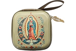 WISHNYMPH Square Cartoon Rosary Pouches,Square Cartoon Bead Pouches Double Sided Design Sturdy Organizers for Accessories Jew