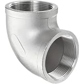 Stainless Steel 316 Cast Pipe Fitting, 90 Degree Elbow, Class 150, 2" NPT Female