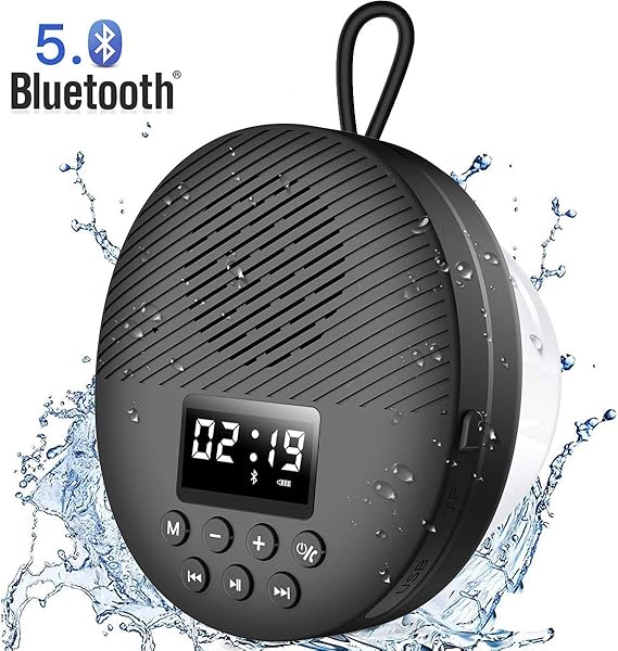 Waterproof Shower Speaker, AGPTEK Waterproof Bluetooth Speaker, Shower