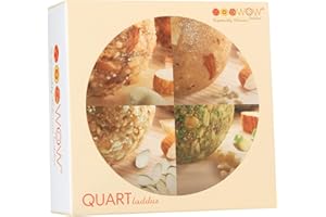 WOW Laddus - WOW Quart 140 Grams Pack of 4 | Infused with Pure Ghee | Nutritious & Healthy Tasty Laddoo Gift Pack | Natural Jaggery Sweetened | No Added Preservatives