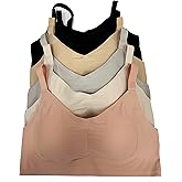 Viola's Secret 6 Pack of Color Print T-Shirt Bras B Cup C Cup and D Cup