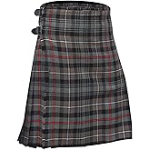 Allsafe Traders 8 Yard Mens Kilt – Authentic Tartan Kilt for Men Highland Outfit for Weddings & Traditional Scottish Wear