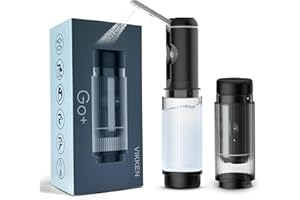 VIKKEN® 300ml Go+ max Portable Travel Bidet USB-Type C Electric Recgargeable Mobile Handheld Ultra Strong Water Spray Personal Hygiene Self Care for Women & Men