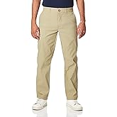UNIONBAY Men's Rainier Lightweight Comfort Travel Tech Chino Pants, Khaki, 38W X 34L