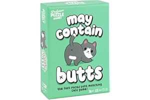 Professor PUZZLE May Contain Butts - Race to React in This Fast-paced Butt-Matching Card Game!
