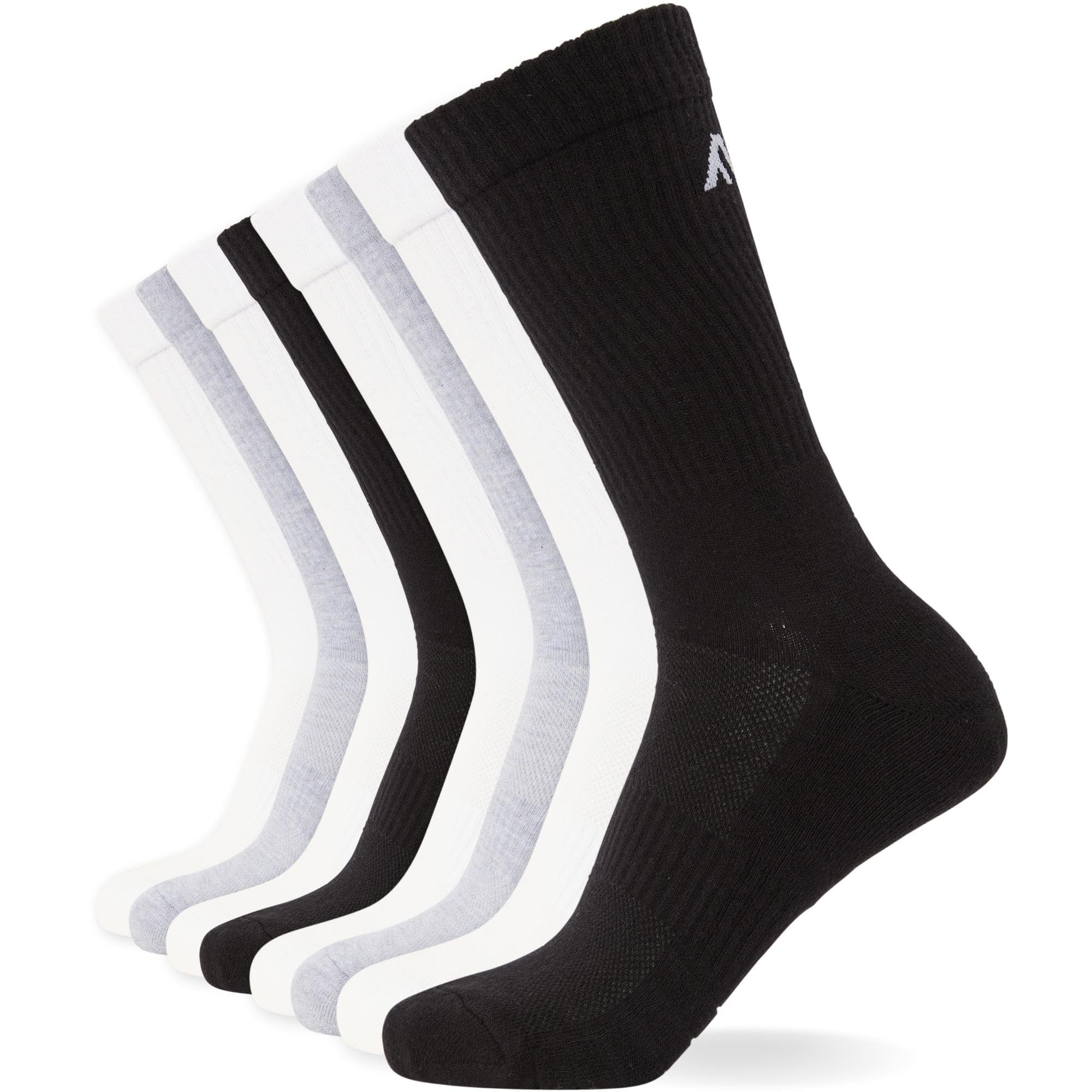 FM London Unisex (8er-pack) Gepolsterte Unisex-sportsocken Sports Socks, Sortiert, 35-38 EU