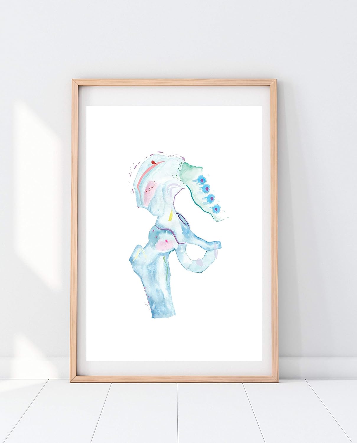 Hip Anatomy Art, Physical Therapy Gifts