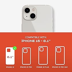 Tech21 Evo Crystal Kick case for iPhone 15