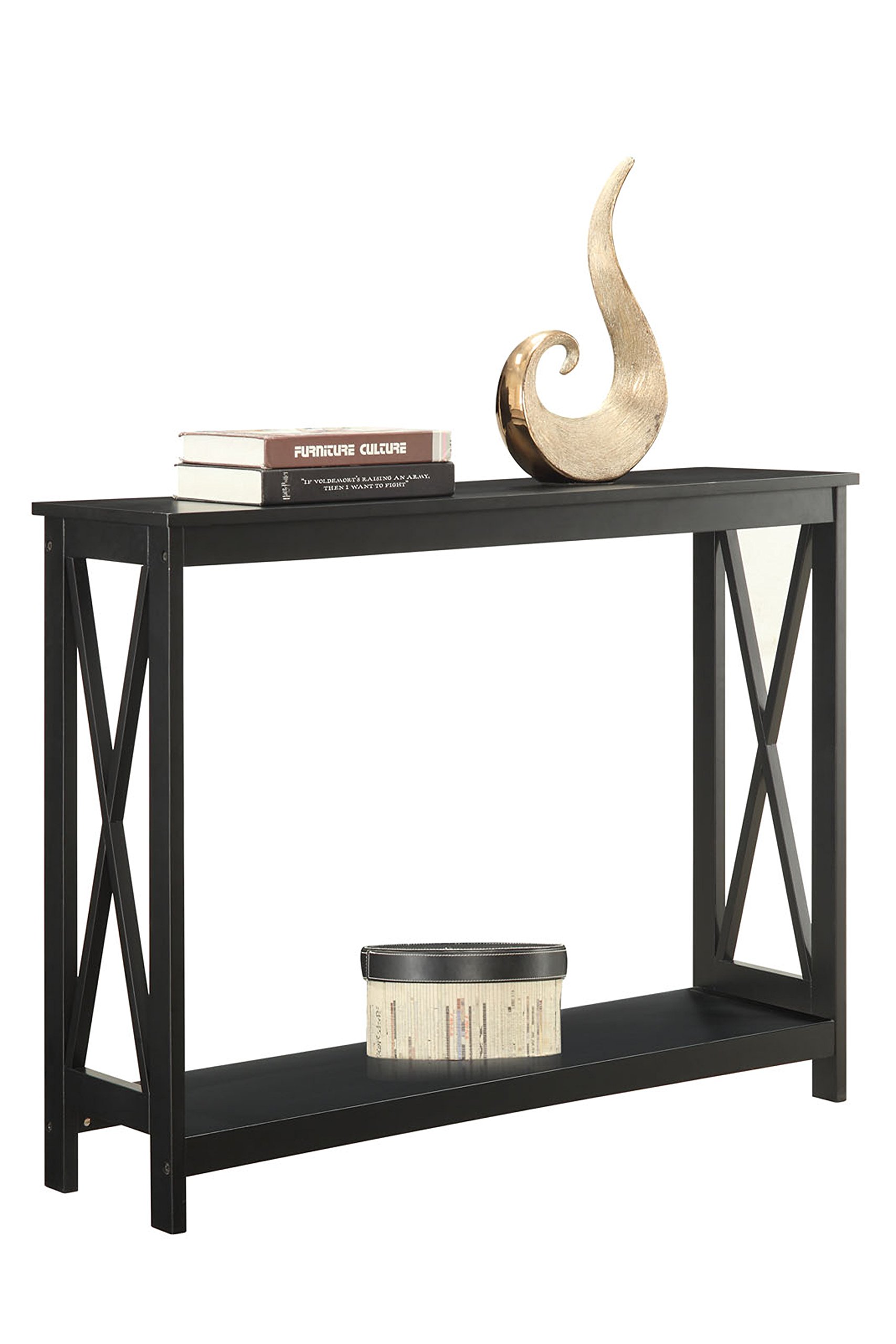 Convenience Concepts Oxford Console Table, Black