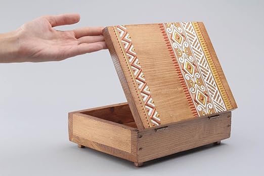 Caja de madera para cigarros: Amazon.es: Hogar