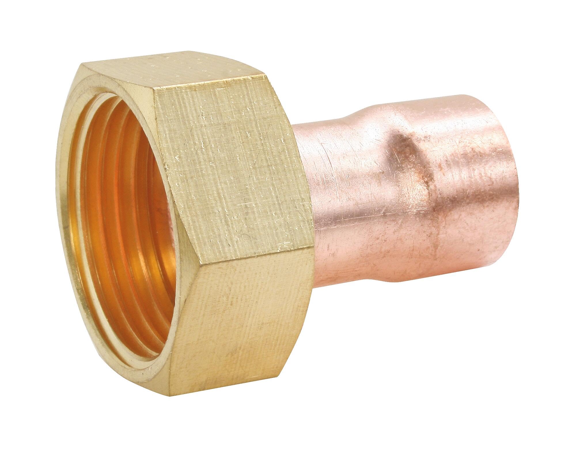 Somatherm // 358-22-20 2-Piece Straight Connector Copper Diameter 22 / Nut 20/27, Grey