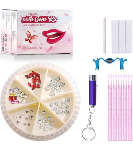 Amazon Teeth Jewelry Kit Tooth Gem Glue HSHGZSR Tooth Gem Kit
