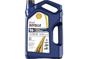 Shell Rotella T6 Full Synthetic 5W-40 Diesel Engine Oil, 5 Litre