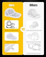 iyes.top Baseball Cap Washing Cage Collapsible Hat Cleaner Ballcap Protector view 4