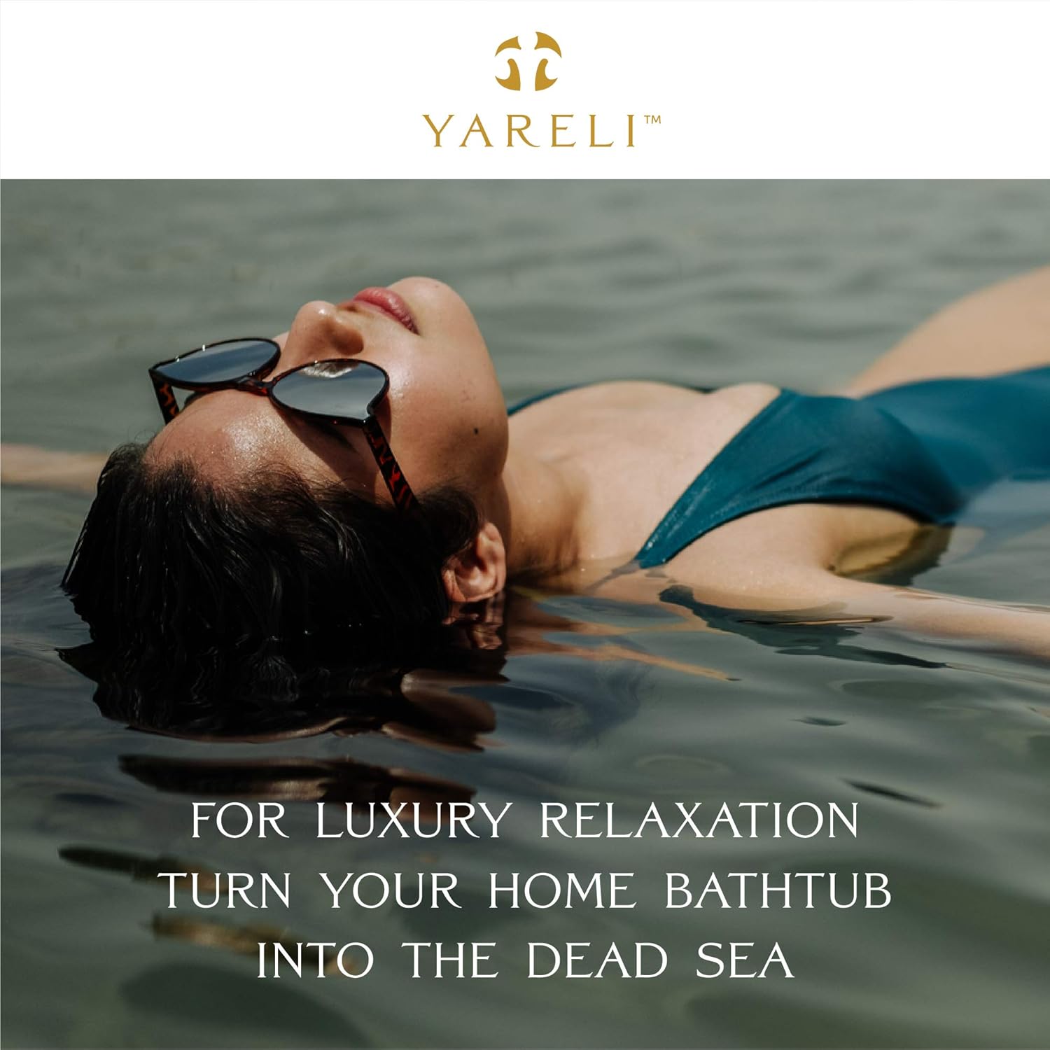 Yareli Dead Sea Bath & Foot Soak, Unscented Magnesium Bath Salt Flakes, Stronger Alternative to Epsom Salt 15lbs: Health & Personal Care