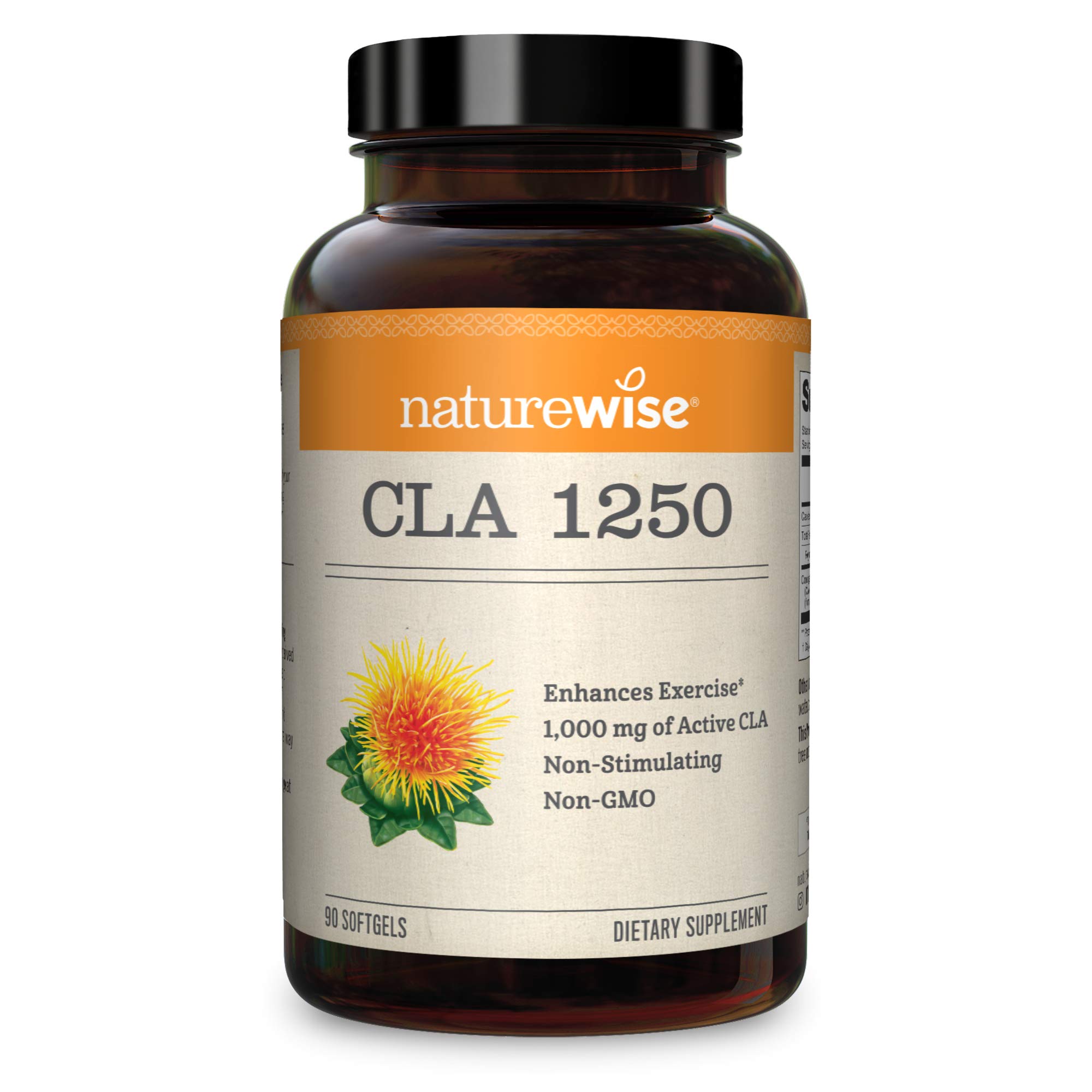 NatureWise CLA 1250 Natural Weight Loss Exercise Enhancement, Increase