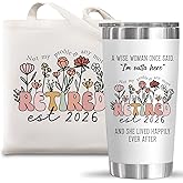 Physkoa Retirement Gifts for Women2026–Funny Retirement Gift for Retiring Boss/Coworker/Teacher/Nurse/Mom/Aunt