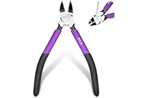 P.I.T. Wire Cutters, 6.5 Inch Ultra Sharp Flush Side Cutters Heavy Duty Flush Cut Pliers for Electronics, Jewelry Making, Crafting, Plastic Gunpla Model Building, Precision Cutting Needs