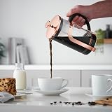 VonShef 8 Cup Cafetiere 1L French Press Copper Stainless Steel Heat Resistant view 7