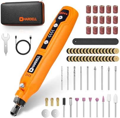 HARDELL Mini Cordless Rotary Tool 5-Speed 1