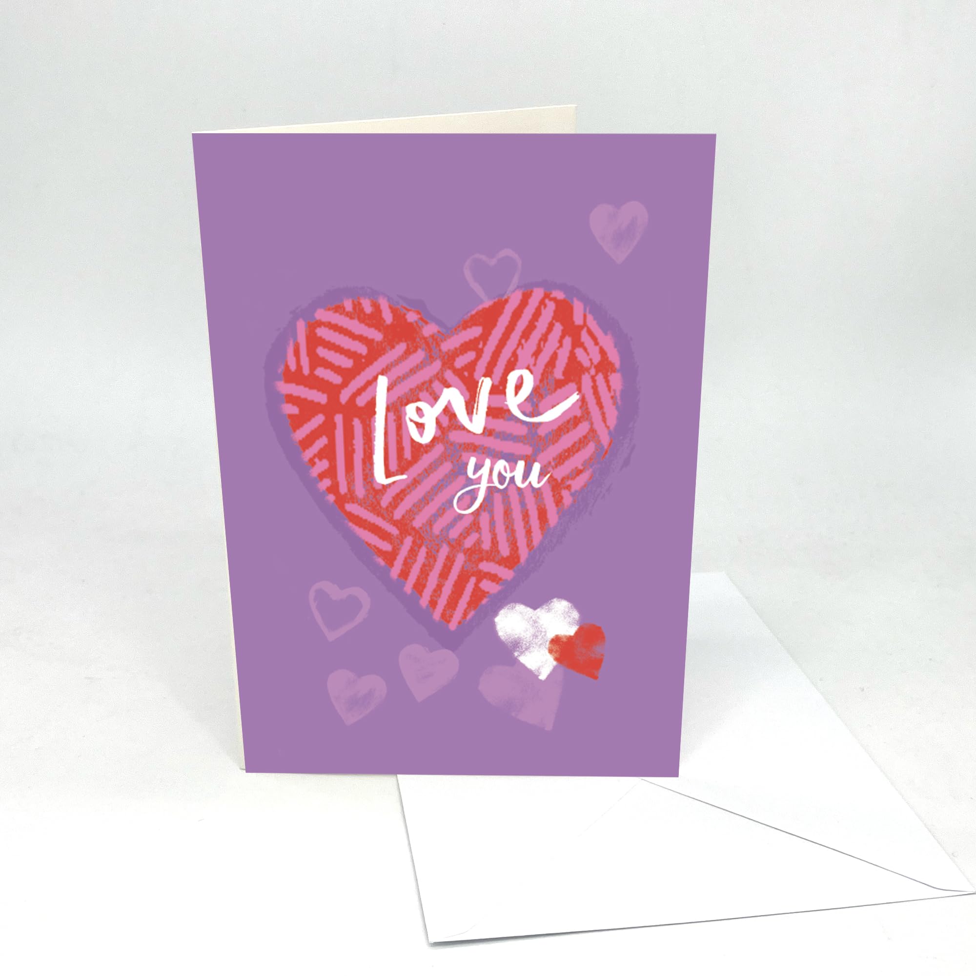 Recordable Valentine’s Audio Card for Him or Her – 30 Second Message | Design: Love You Heart Cover