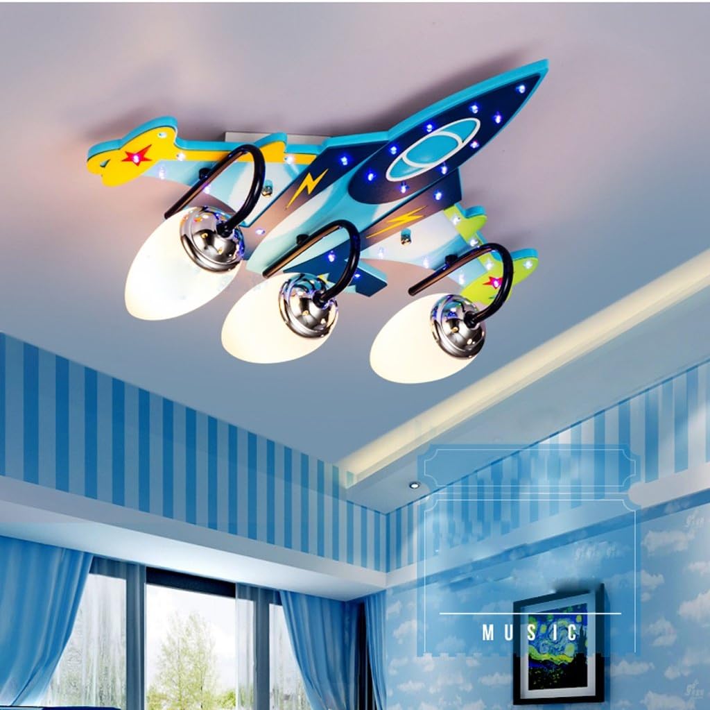 Ali Kinderzimmer Deckenlampe Jungen Kreative Flugzeug Lichter
