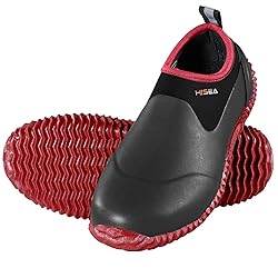 HISEA Unisex Waterproof Garden Shoes, Men's Ankle