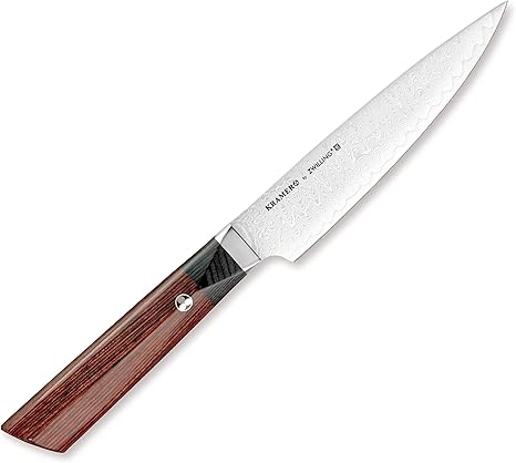 Amazon Zwilling ツヴィリング ボブ クレーマー メイジ ユーティリティー 130mm 日本製 ダマスカス ペティ 包丁 多層鋼 岐阜県関市製 日本正規販売品 Bob Kramer Meiji Utility 360 131 スライサー カッター オンライン通販