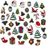 Buttons Galore Christmas Buttons 50 Pieces | Christmas Craft Buttons with Santa, Christmas Tree Buttons &amp; Ornaments | Small Buttons for Sewing &amp; Crafting