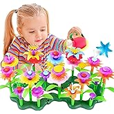 FunzBo Flower Garden Building STEM Toys - Gardening Pretend Gift for Girls Kids Toy - Educational Activity for Preschool Chil