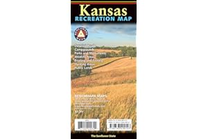 Kansas, The Sunflower State, Recreation Map, 2015 Edition (Benchmark)