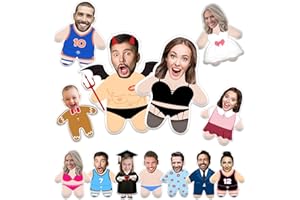 PFTPOW Custom Pillows with Picture, Personalized 3D Double-Sided, Funny Home & Sofa Decor, Dog Memorial Custom Pillow, Unique