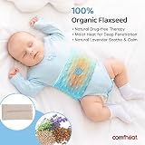 comfheat Colic Relief Baby Belt, Flaxseed Heated Tummy Wrap 0-3Y Blue view 4