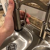 Giagni Pompa Stainless Steel 1 Handle Pull Down Kitchen Faucet