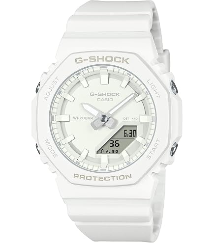 Amazon.com: G-Shock GMAS2100-7A White/Silver One Size : Clothing