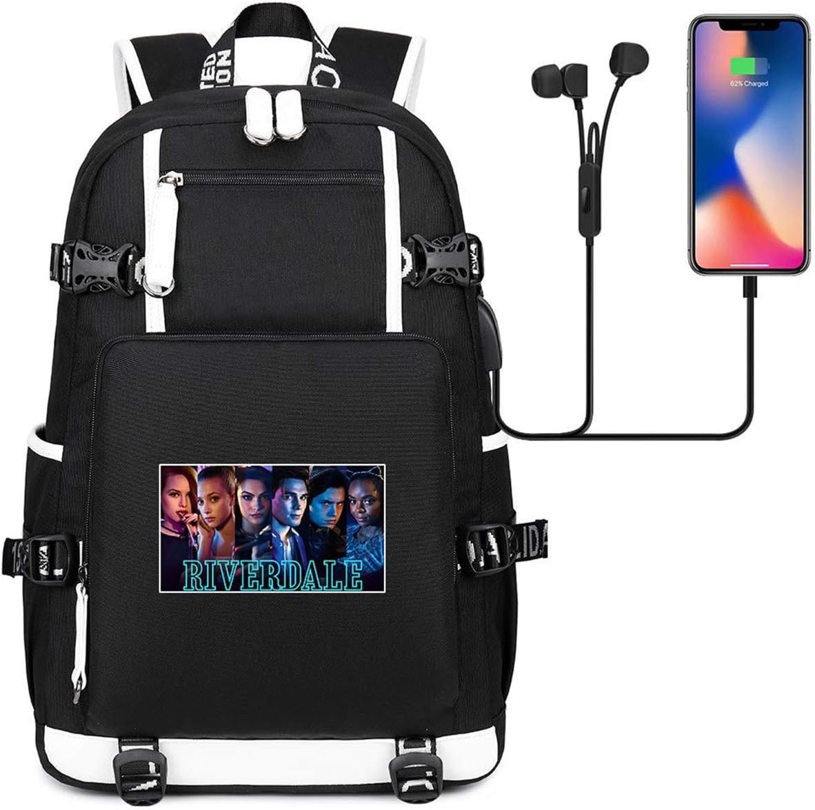 backpack with luggage slide over