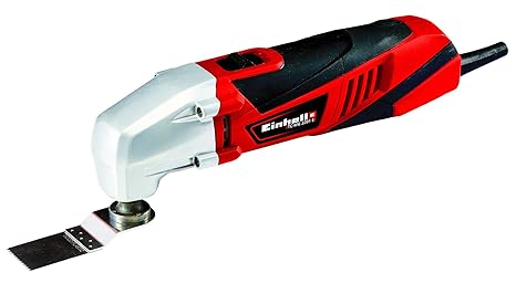 Einhell Multifunktionswerkzeug TC-MG 220/1 E (220 Watt, Drehzahl-Elektronik, Softgrip, magnetische 4-Pin-Werkzeugaufnahme, in