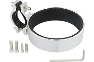 UIVXXUD Premium Aluminium Bike Handlebar Cup Holder - Secure, Stylish, and Versatile, Baby Strollers Available (C Cup Holder-Silver)