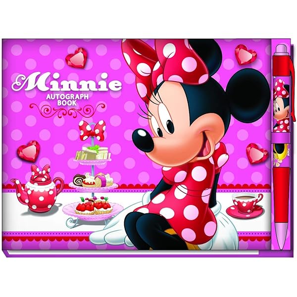 Amazon.com: Disney 85972 Minnie Mouse Deluxe Autograph Book with